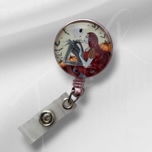 4/$20 ⭐️ONLY ONE ⭐️ Nightmare Before Christmas Badge Reel